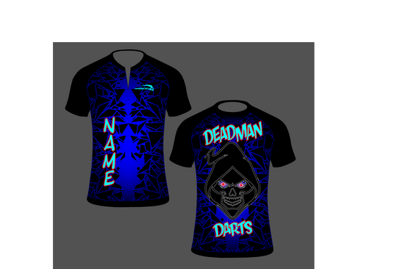 Deadman Darts Blue Jersey