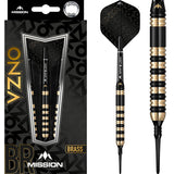 Mission Onza Darts - Soft Tip Brass - M3 - Black & Gold