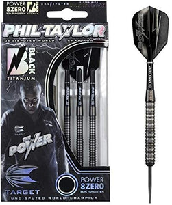 Target Darts - Phil Taylor Power 8Zero Titanium Steel Tip Darts